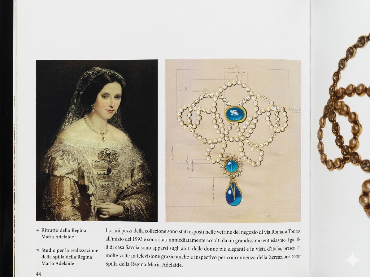 Spilla della Regina Maria Adelaide