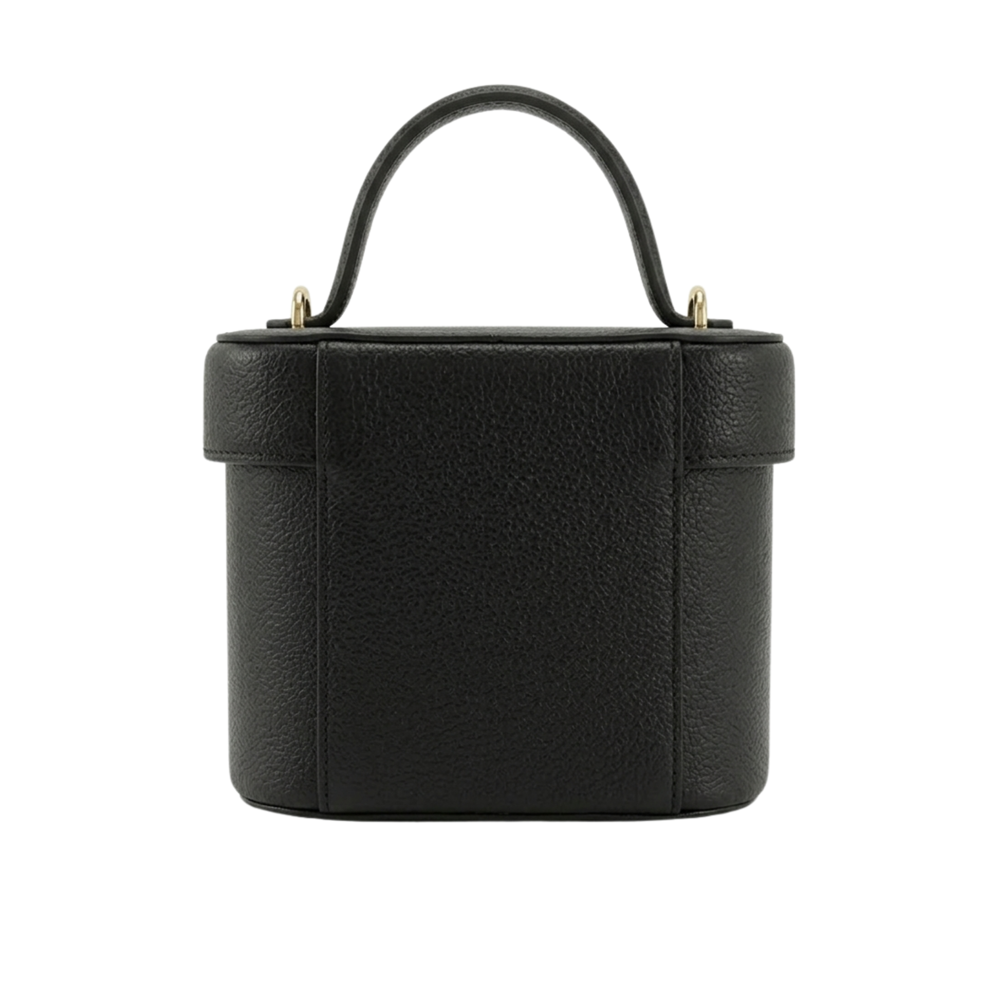 Borsa in vera pelle posteriore nera