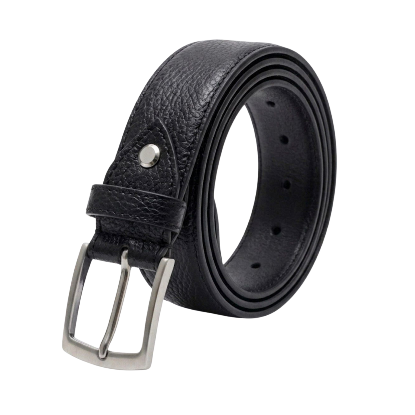 Cintura in vera pelle Made in Italy - nero