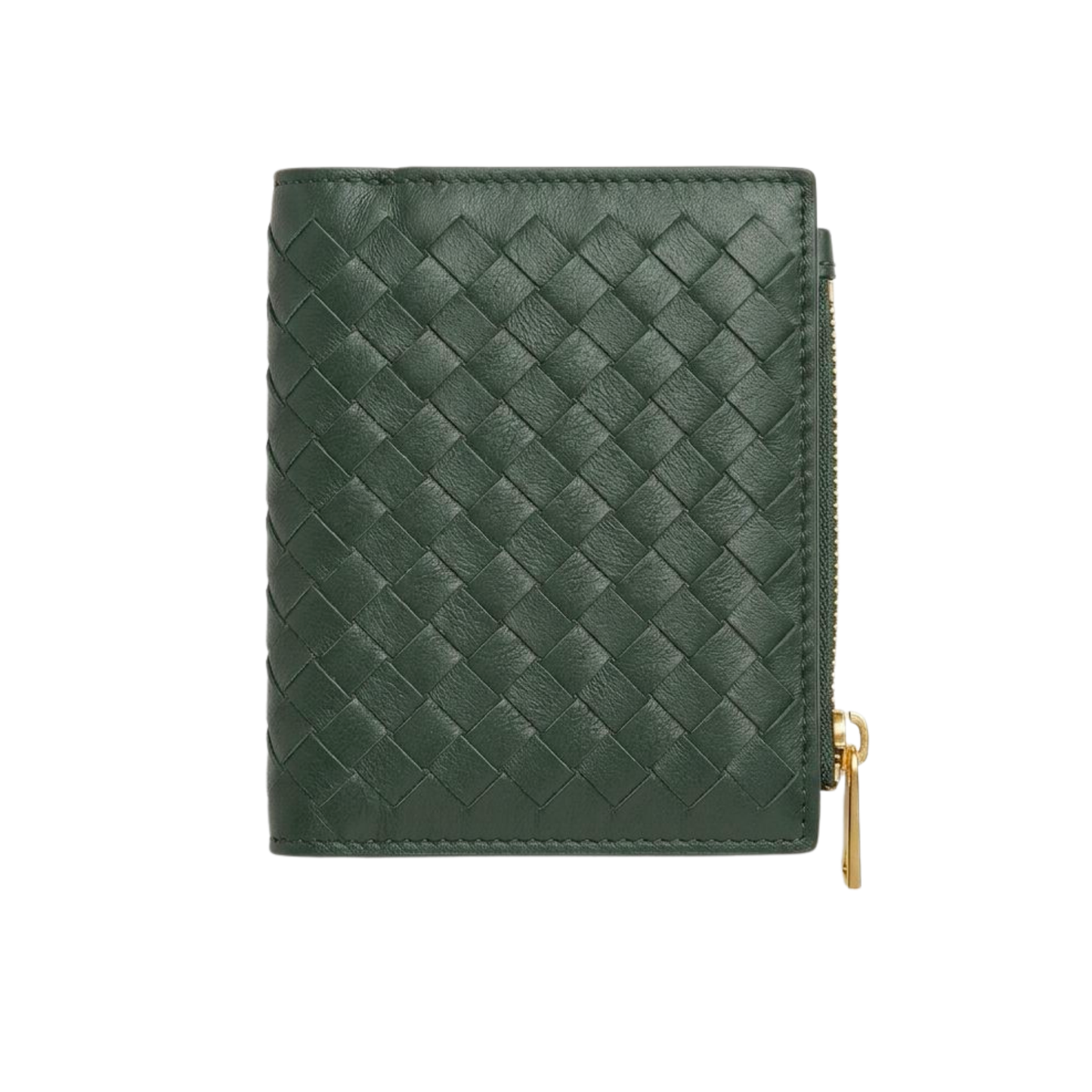 Portafoglio vera pelle made in italy Verde Petrolio